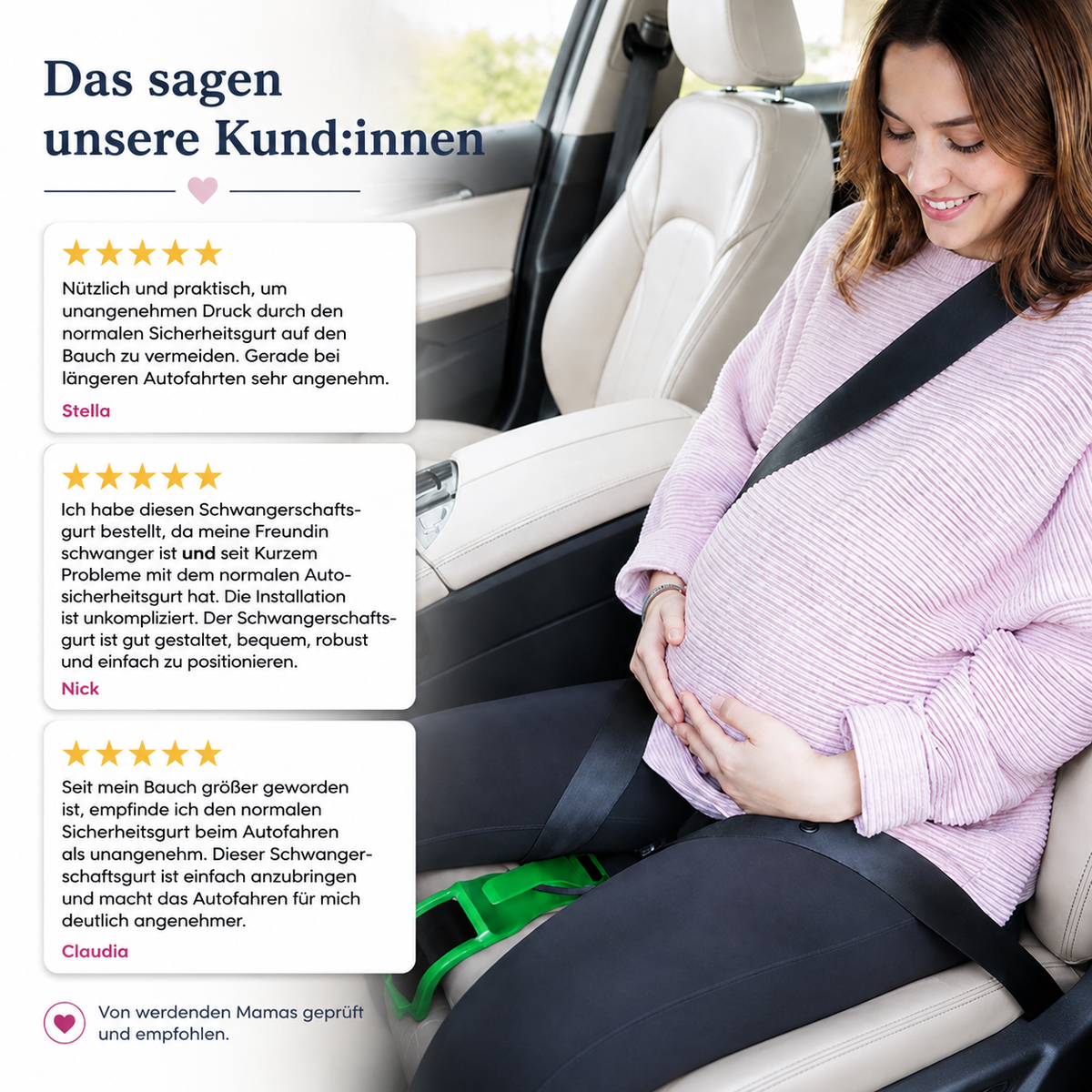MamaSafe - Gurtadapter für Schwangere