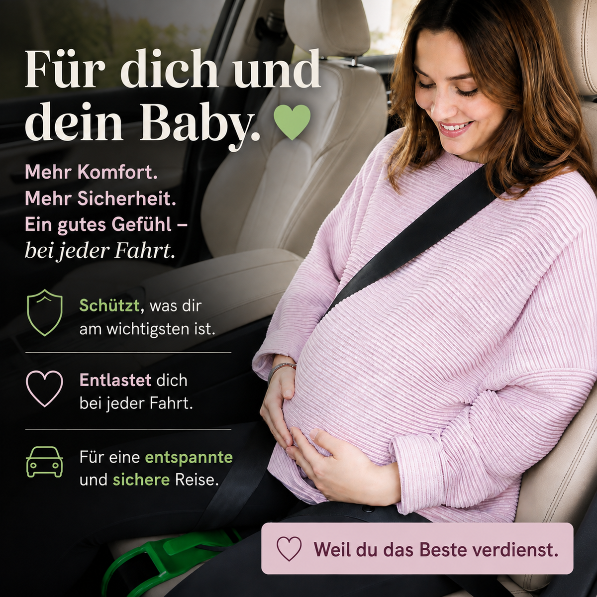 MamaSafe - Gurtadapter für Schwangere